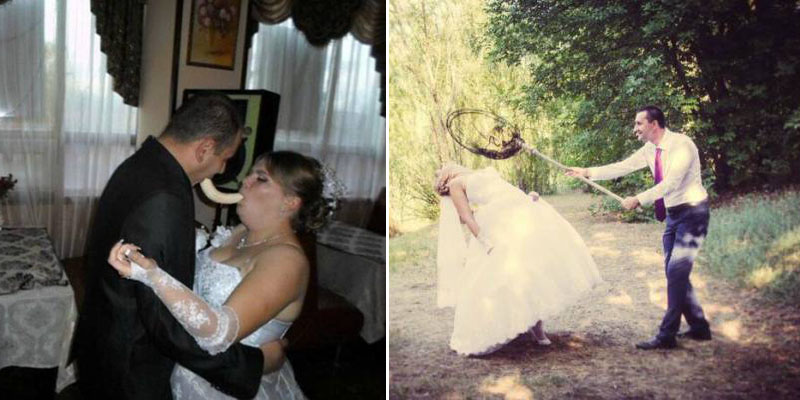 Fotos de BODAS totalmente absurdas y extrañas que no puedes dejar de ver